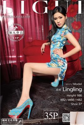 (LiGui Internet Beauty-Lingling) Sexy Cheongsam High Heels Beautiful Legs (36P)
