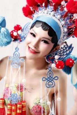 (Online collection) Some different photos of Peking Opera nude photos of mainland sports anchors (12P)