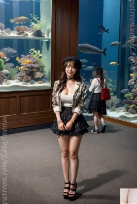 Rurina layered skirt and aquarium
