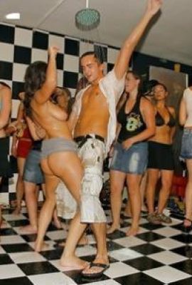 Enjoy crazy sex orgy with plump breasts at drunk sex party (10P)
