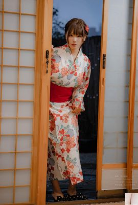Cute girl Nyako Meow – Hefeng Lanman Yukata (86P)
