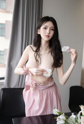 (Collection on the Internet) XiuRen’s beautiful model Bai Xiaodie’s “Pink Fairy Dress” privately shot (96P)