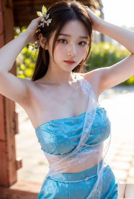 Thailand Blue Dress