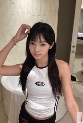 “An Ru”‘s smile and good figure make netizens drunk (10P)