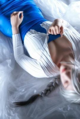 (Internet collection) Hokunaimeko cosplay Shenhe – Genshin Impact (64P