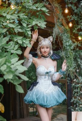 (Online collection) Nnian cosplay Lynette – Genshin Impact (64P