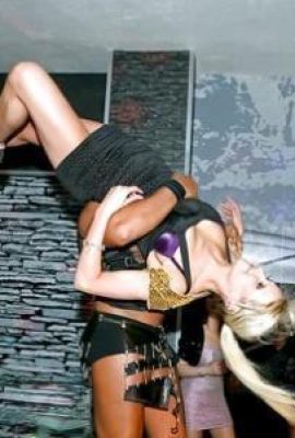 Slutty breasts have a blast at a wild drunken party (15P)