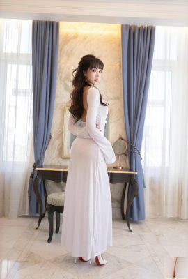 (Online collection) Lu Xuanxuan’s internal purchase of white dress with seductive flesh (80P)