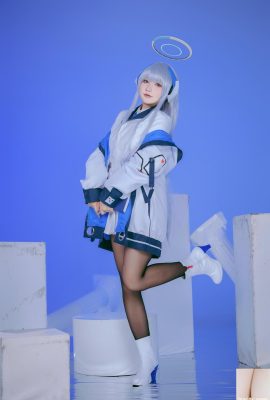 (Internet collection) Is it a bear cub (Shi yi zhixiong zi ma) cosplay Ushio Noa – Blue Archive (100P)