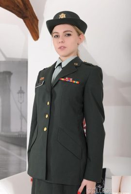 College Uniform starring Chloe Toy Sex Photos (21P)