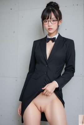 black suit
