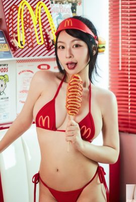 The sweet live broadcaster “Bei?(z)” shows off her fair and tender body, and her whole body is fierce (10P)