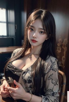 ★PATREON★ (AI Kaori) Set 1 – Sweet Girl With Elegant Dress