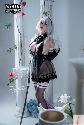 (Online collection) Tiny Asa アサ(tiny.asababy) cosplay 2B – NierAutomata (85P)