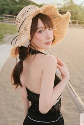 “Ke Zi” can’t hide her good figure! Perfect round snow milk (10P)